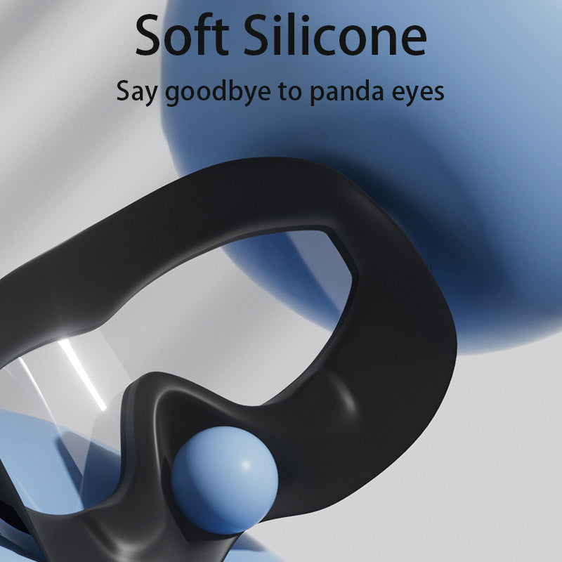 Anti-choking swimming goggles with high definition, waterproof and anti-fog functions