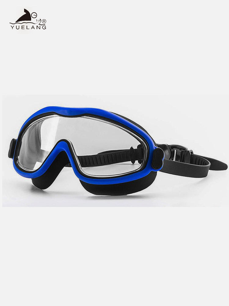 Adult Large Rim Swimming Goggles Anti-fog HD Swimming Goggles