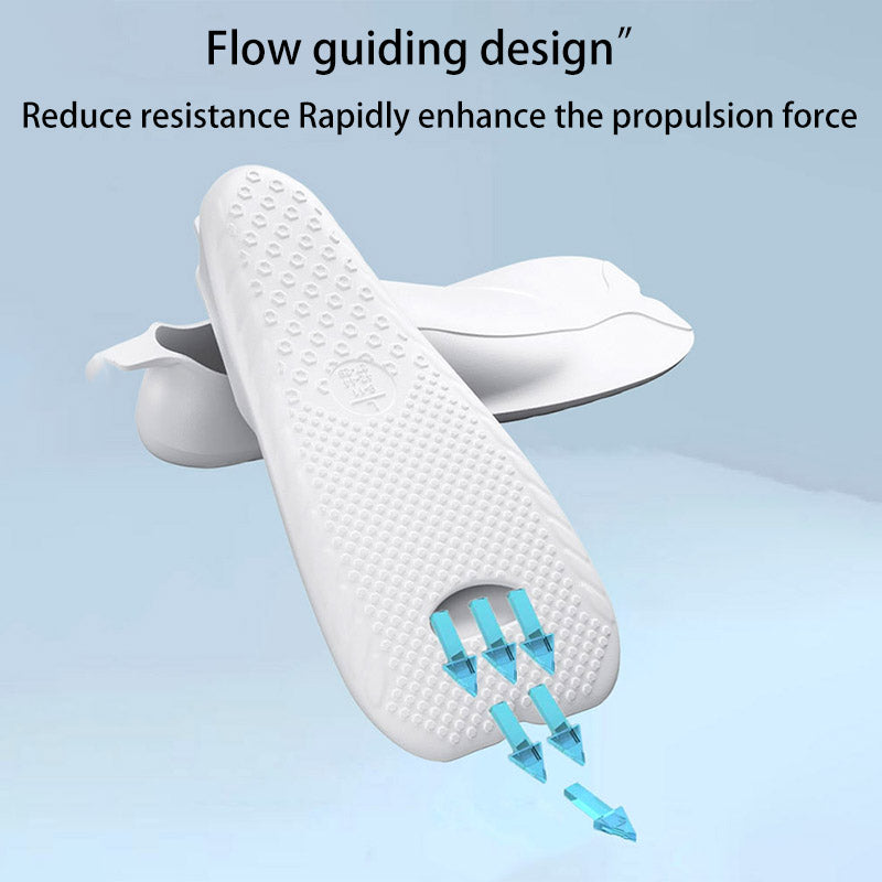Comfortable Silicione Adult-Kid Short Swim Fins for Pool Lap Swimming, Floating Fins for Swimming & Snorkeling, Swim Flippers for Training