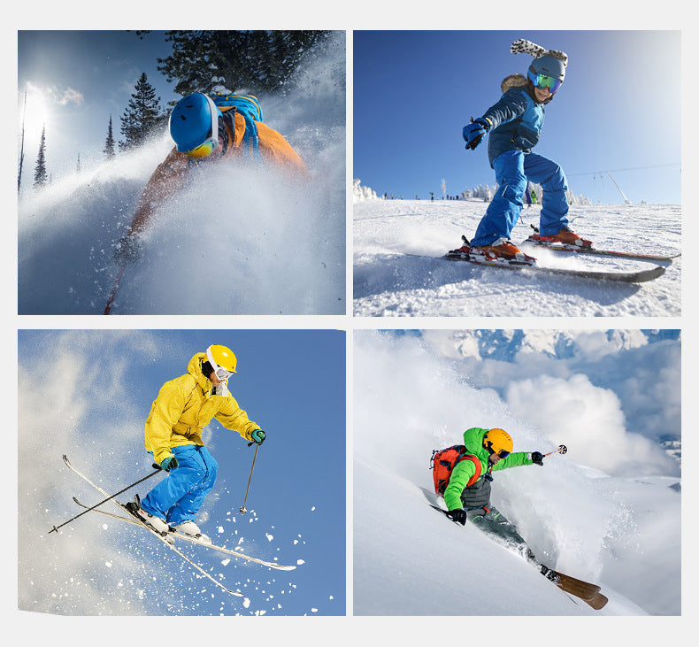 HD professional comprehensive ski goggles can take glasses ski goggles double layer anti-fog outdoor skiing UV protection special glasses