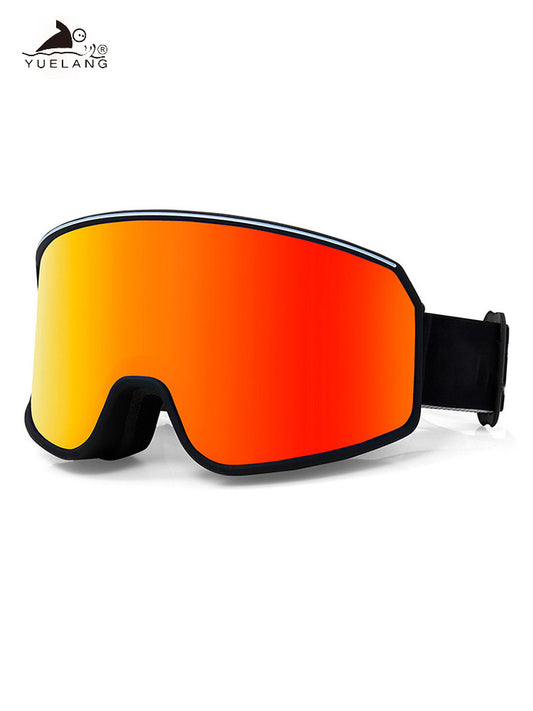 HD professional comprehensive ski goggles can take glasses ski goggles double layer anti-fog outdoor skiing UV protection special glasses