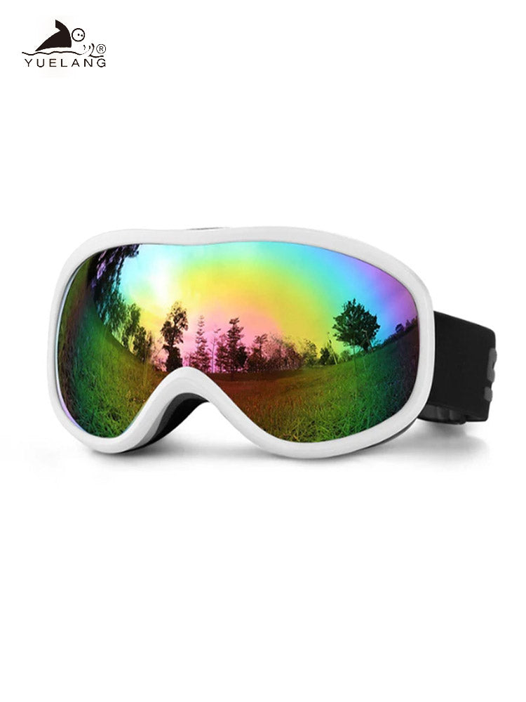 UV ski goggles can take glasses ski goggles double layer anti-fog large frame men's and women's models outdoor ski special glasses