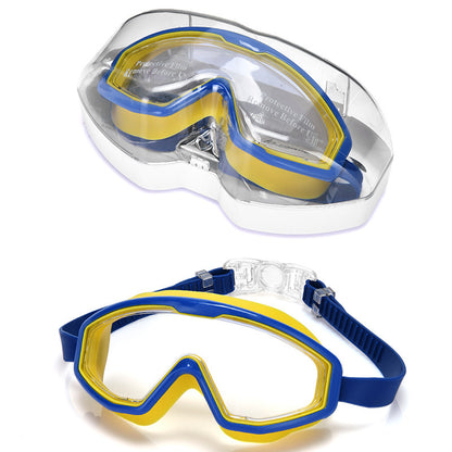 Children's swimming goggles, anti-fog and anti-ultraviolet non-leakage