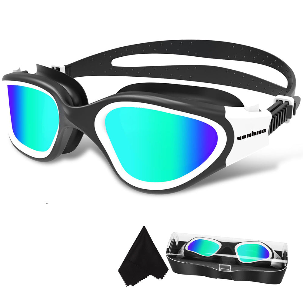 Swimming Goggles, Upgraded G1 Polarized Swimming Goggles Men and Women Adult Anti-fog