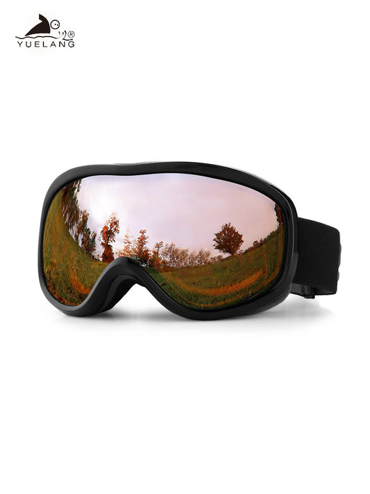 HD professional ski goggles can take glasses ski goggles double layer anti-fog outdoor skiing special glasses