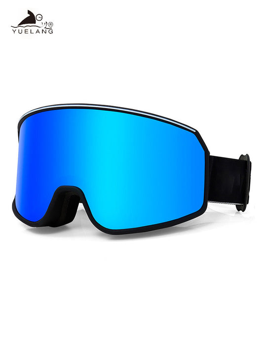 HD professional comprehensive ski goggles can take glasses ski goggles double layer anti-fog outdoor skiing UV protection special glasses